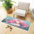 thumbnail image 2 of Coolnut Mermaid Kitchen Mat Soft and Absorbent Bath Mats for Bathroom Non Slip Quick Dry Shaggy Bath Carpet Machine Wash for Kitchen Bathroom Shower 39x20 in Home Decor, 2 of 7