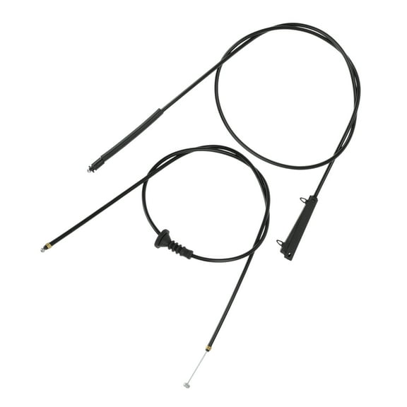 2PCS No.51237184603/51237201904 Car Bonnet Hood Lock Release Cable for BMW 1 Series E81 E82 E87 E88 116d 116i 118d 118i 120d 120i Hood Latch Wire Puller Replacement