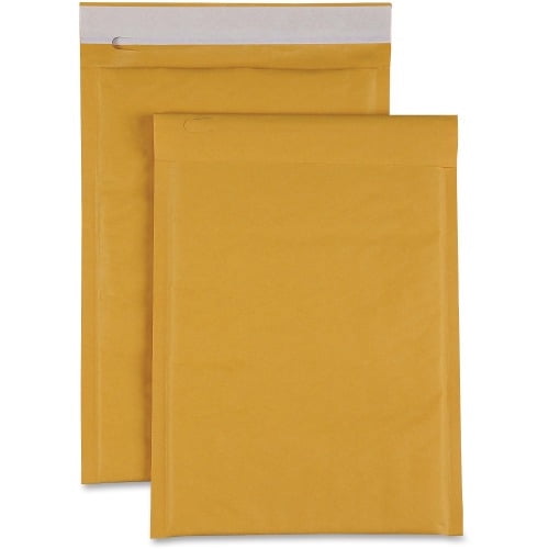 Sparco Size 00 Bubble Cushioned Mailers Bubble - #00 - 5" Width x 10" Length - Self-sealing - Kraft - 250 / Carton - Kraft