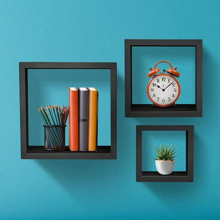 Sorbus Floating Shelves Hanging Wall Decoration Perfect Sorbus Floating Shelves Hanging Wall Decoration Perfect Trophy Display Photo Frames 9 X 7 X5 Black Com