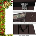 thumbnail image 3 of COVERS&ALL Christmas Tree Storage Bag Waterproof with Padded Carrying Handles & Dual zipper Superior Protection - Extra Large Container Duffle Bag fits up to 9 feet tall Xmas Artificial Tree (Coffee), 3 of 7