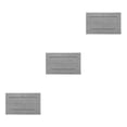 thumbnail image 4 of relayinert 1/2/3 Anti-slide And Stylish Rug - Comfortable And Floor Mat For Bathroom Waterproof light gray 40*60cm 3PCS, 4 of 6