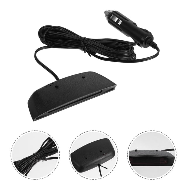 Raindrops 1Pcs Car Dash Clock Temperature Measurement Voltage Measurement Time Display 8.0x4.5x2.0In