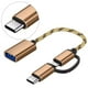 thumbnail image 5 of Cable de Adaptador Tipo C OTG 2 EN 1 USB TUPO C A Adaptador USB Para El Lector de Tarjetas de Disco de Teléfono U, 5 of 8