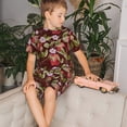 thumbnail image 4 of Balery Leaf And Fruit Conjunto de Pijama Infantil de Manga Corta con Estampado – Ropa de Dormir de Algodón Suave-3X-Large, 4 of 6