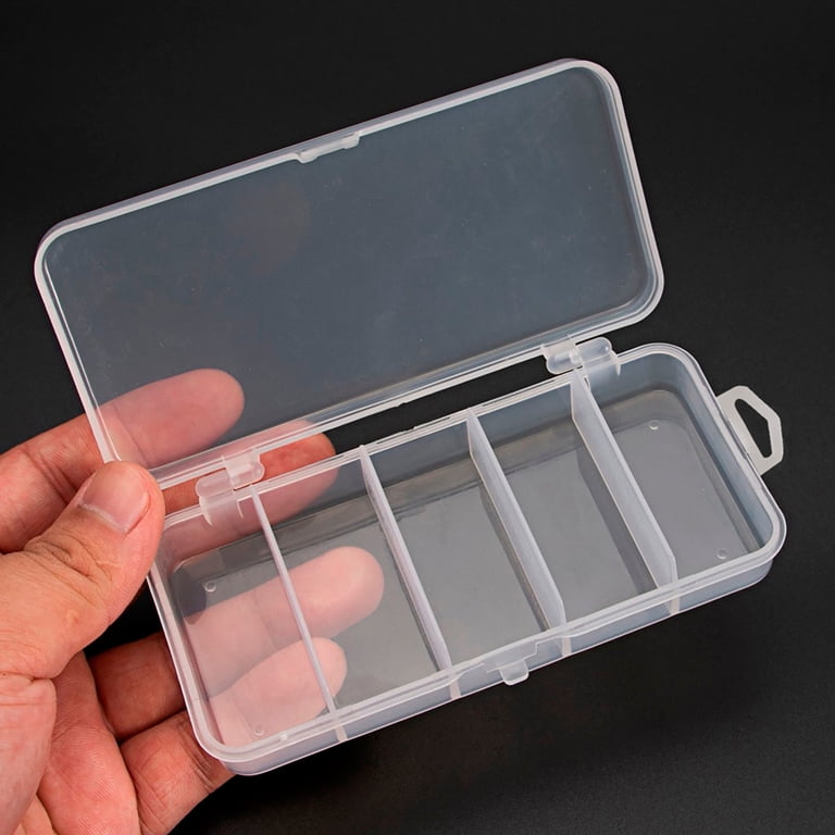 15 clear tackle box Hlotmeky Plastic Organizer with Dividers Bead Organizer Large Grids box Organizer Snackle Box Container : Arts, Crafts & Sewing Item Description Upgrade your arts and crafts game with our versatile organizers 15-Slot Clear Fishing Tackle Box