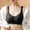 Black, variant on Womens Wireless Bras No Underwire Push Up Bra Seamless Supportive Full Coverage Everyday Bras Regular Red L