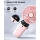 thumbnail image 4 of Ventilador portátil Koonie con base de 8 horas y 5 velocidades color rosa, 4 of 6