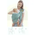 thumbnail image 4 of BabyTuck-Easy Pain-Free Snap-On Baby Sling Carrier (Blue), 4 of 4