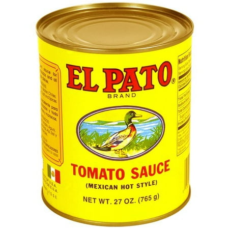 (4 Pack) El Pato Mexican Hot Style Tomato Sauce, 27