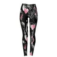 thumbnail image 4 of Women's High Waisted Yoga Leggings with Pockets Soft Slim Tummy Control Workout Yoga Pants, 4 of 4