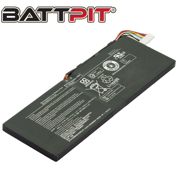 BattPit: Laptop Battery Replacement for Toshiba PA5209U-1BRS, Satellite L10-B003, Satellite L15W-B1302 (7.2V 3684mAh 28WH)
