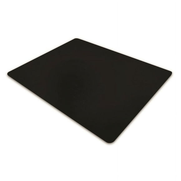 60" x 48" PVC Chair Mat for Hard Floor in Black