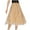 Khaki, variant on Lovskoo Women's Sweet Ruffled Tutu Tulle Skirt Elastic High Waist Tiered Mesh Midi Skirt Black