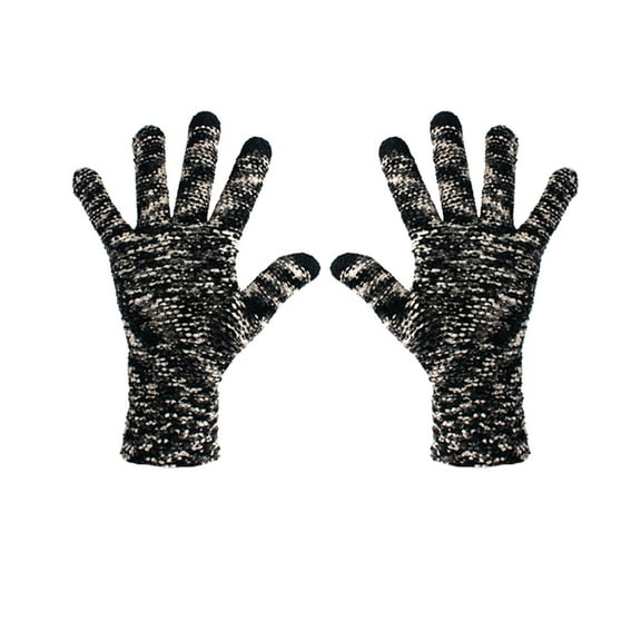 Bxsruta Winter Gloves Men Women Non-slip Touchscreen Gloves Women Winter Knitted Warm Gloves Women Ski Snow Gloves Warm Work Gloves for Running Traveling Hiking