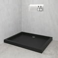thumbnail image 4 of Streamline NT-2132-48BL-RH 48 in. x 36 in. Corner Acrylic Shower Base in Glossy Black with Right Hand Drain, ABS Drain Included, 4 of 9