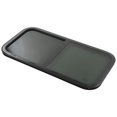 thumbnail image 4 of Ventana corredera para vehículos recreativos con mosquitera, vidrio templado, protección UV, ventana de esquina redondeada, universal para caravanas de remolque para espesor de pared de 26 a, 4 of 14