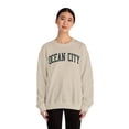 thumbnail image 4 of Ocean City Sweatshirt Gifts Crew Neck Shirt Long Sleeve Unisex, 4 of 7
