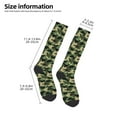 thumbnail image 2 of Naloa Camouflage Dinosaur Thigh High Socks Extra Long Stretchy Sock Women Over Knee High Opaque Stocking Daily Wear, 2 of 6