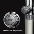 thumbnail image 4 of Turbo Charged Turbo Fan with Filter and Pause Switch Pressurized Massage Rainfall Shower Head 360 Rotated Handheld Turbocharged Pressure Water Flow Regulation SILVER WITH FILTER COTTON, 4 of 8