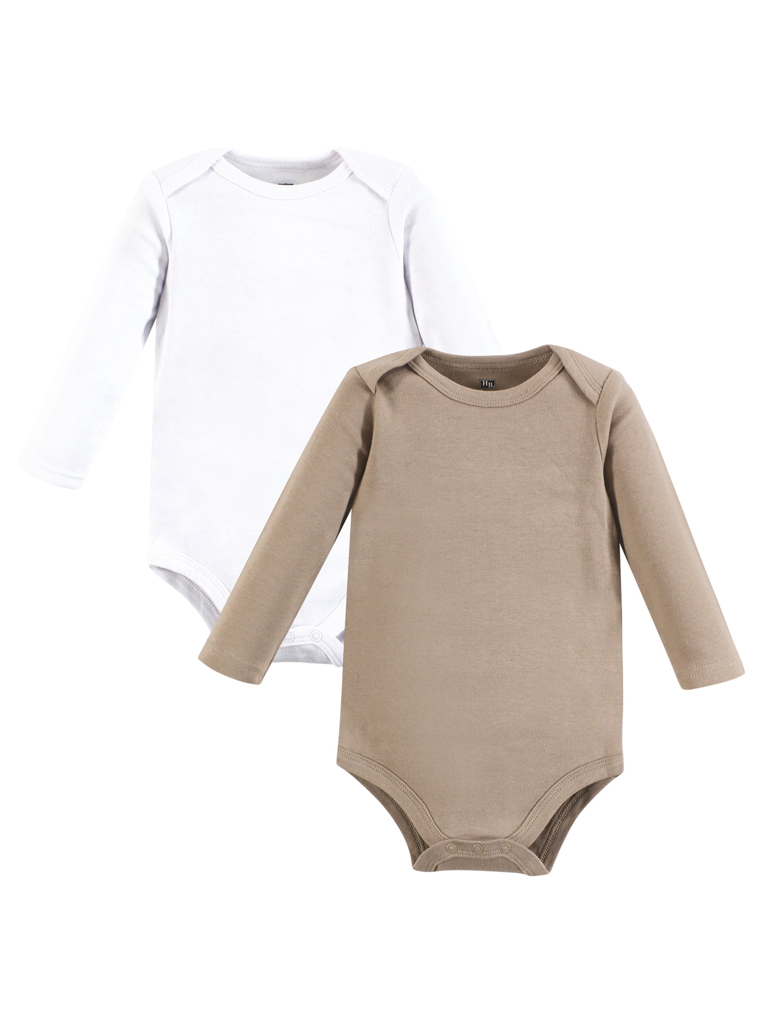 Hudson Baby Cotton Long Sleeve Bodysuit, 10-Pack, Newborn-18 Months