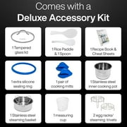 Yedi Houseware 9 in 1 6 Quart Stainless Steel Multi Pressure Cooker, Silver