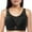 Black, variant on 2 Pack Bras for Women No Underwire Thin Bralettes Anti Sag Side Support Mesh Underwear,Black,36