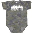 thumbnail image 3 of Inktastic Portland Oregon Skyline or Cities Boys or Girls Baby Bodysuit, 3 of 5