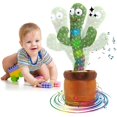 thumbnail image 1 of Cactus bailarín, juguete de cactus que habla repite lo que dices,1,11 Afortunado Sencillez, 1 of 5