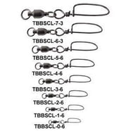 Rosco Black Coastlock Snap Swivel Taglia 4/0 - Girevole Con Scatto Per Pesca Pesante 350lb (159kg) - 1 Pezzo
