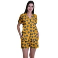 thumbnail image 1 of Moomaya Sleep Sets For Women With Shorts Pj Printed Short Sleeve Sleep Tops, 1 of 6
