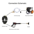 thumbnail image 4 of Pressure Washer Soap Injector, Professional Adjustable Valve 4000PSI High Pressure Washer Chemical Injector Kit  for Garden, 4 of 7