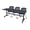 Grey, variant on Romig Axis-Pro 48 x 24 in. Flip-Top Training Nesting Table- Noble Oak, 2 Cadence Nesting Chairs