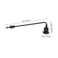 thumbnail image 6 of Troglfold Candle Snuffer Candle Snuffer Vintage Style Aluminium Long Handle Candle Wick Cover for Home,9.06"X2.56"X1.38", 6 of 11