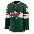 thumbnail image 2 of Men's Fanatics Kirill Kaprizov Green Minnesota Wild Home Premium Jersey, 2 of 6