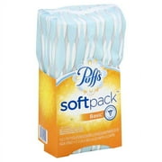 Puffs Softpack Basic Facial Tissues 132 Tissues Per Pack (2 Pack)