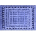 thumbnail image 1 of Ahgly Company Indoor Rectangle Oriental Blue Industrial Area Rugs, 2' x 3', 1 of 4