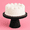 black, variant on Cake Stand with Pedestal, Fluted Dessert Display for Cakes, Cupcakes & Parties