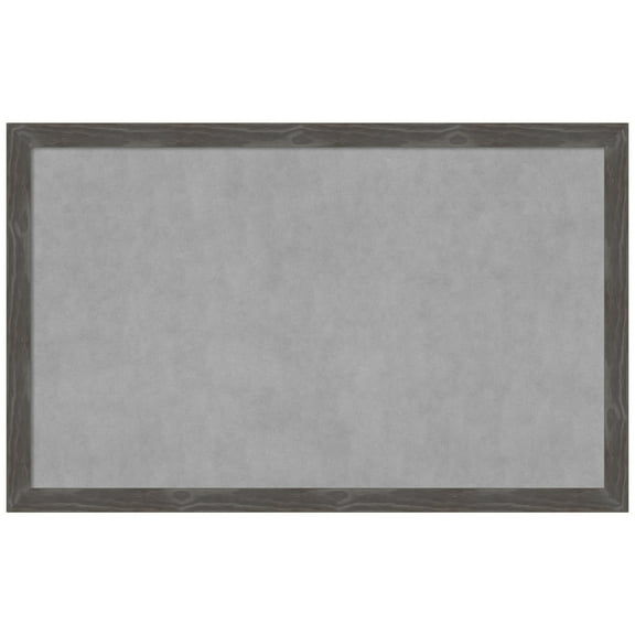 Amanti Art Woodridge Rustic Grey Framed Magnetic Board 43 x 27 in.