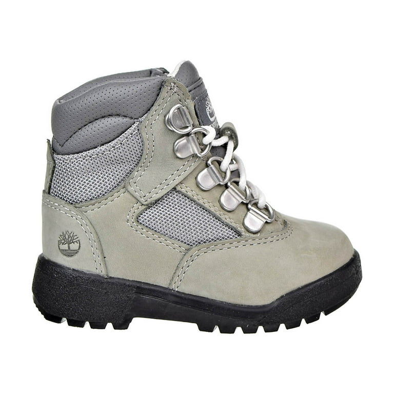 Timberland 6 Inch Field Toddlers Boots Light Grey Black tb0a1lve