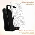 thumbnail image 4 of Shark Line Art iPhone Case – Minimalist Black & White Ocean Design Compatible with iPhone 16 15 14 13 12 11 Pro Max, 4 of 6