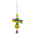thumbnail image 3 of Pájaros Loros Juguetes para Masticar Loro Juguetes de Madera Jaula de Pájaros Decoración Accesorio Sunnimix Birds Parrot Chew Toys, 3 of 8