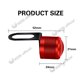 thumbnail image 2 of KEIN Intermitente Brillante Motocicleta Ojos Águila Hawkeye LED Licencia Espejo Luz Placa Pedal Bicicletas Eléctricas Y Motocicletas Para Decorar Luces 5730 Fuerte De La Lámpara, 2 of 3