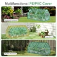 thumbnail image 5 of Aoodor 4 ft. x 2 ft. x 2 ft. Mini Greenhouse with 2 Zipper Doors, Water Resistant UV Protected for Flowers, vegetables and herbs - Green, 5 of 8