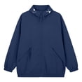 thumbnail image 5 of FDGIU Women's Oversized Hooded Windbreaker Jacket, Full Zip Elastic Cuff Lightweight Casual Coat with Zipper Side Pockets for Hiking Beach Travel Daily Layering, 5 of 8