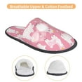 thumbnail image 3 of Slippers for Women/Men - Happy Cute Alpaca Crown Soft Plush Warm Slip-on Slippers House Slippers Indoor House Shoes, 3 of 5