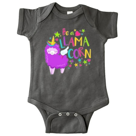 

Inktastic Be a Llamacorn- Cute Llama Gift Baby Boy or Baby Girl Bodysuit