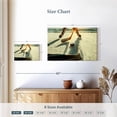 thumbnail image 4 of Elephant Stock Hockey Sunset Play Wall Art - Horizontal Canvas Wall Art - Living Room Wall Decor - Sports Canvas - Gray And Orange Decor - 12" x 8", 4 of 8