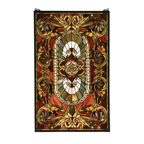 20"W X 32"H Regal Splendor Stained Glass Window