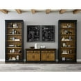 thumbnail image 2 of Toulouse Wood Credenza Office Storage Console TV Entertainment Stand Black, 2 of 6